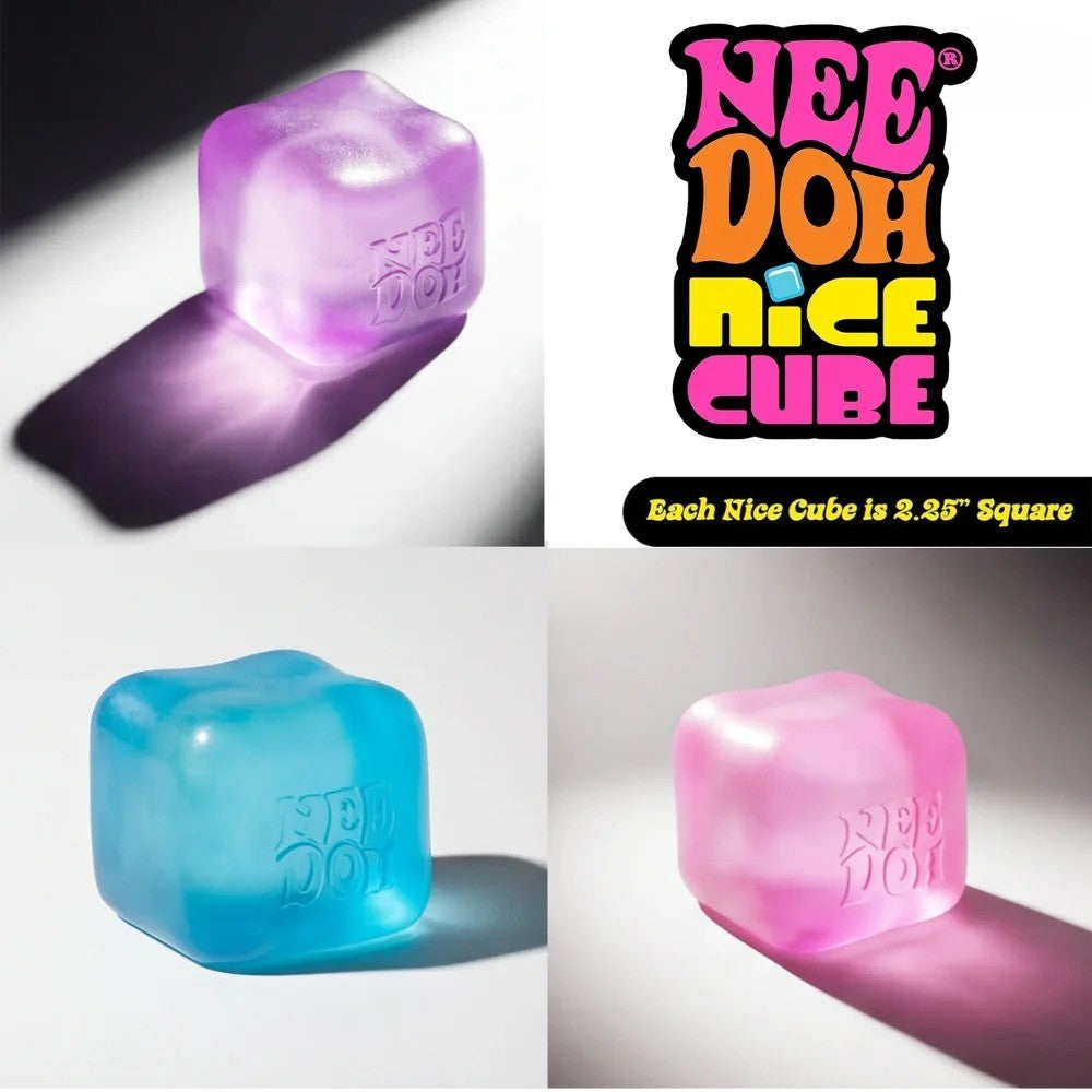 3pcs Nee Doh Jellyfish & Cube Squish Toy - Soft Jelly Squeeze Stress Relief Fidget, Sensory NeeDoh for Kids & Adults 2026@?