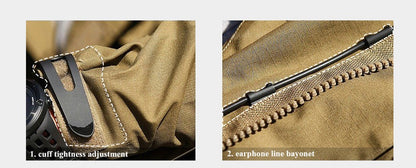 M65 UK US Army Clothes Casual Tactical Windbreaker Men Waterproof Flight Pilot Coat Hoodie Military Field Jacket Winter Autumn