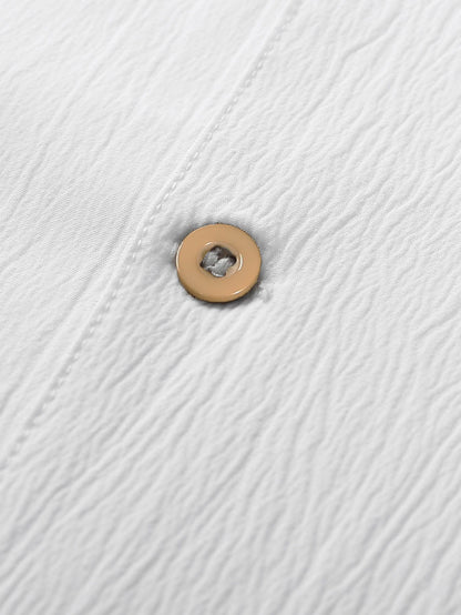 2025 Men's Casual Lapel Long Sleeve Shirts Tops Solid Loose Oversized T Shirt Men Cotton Linen Shirt Fashion Hawaiian Shirt Male