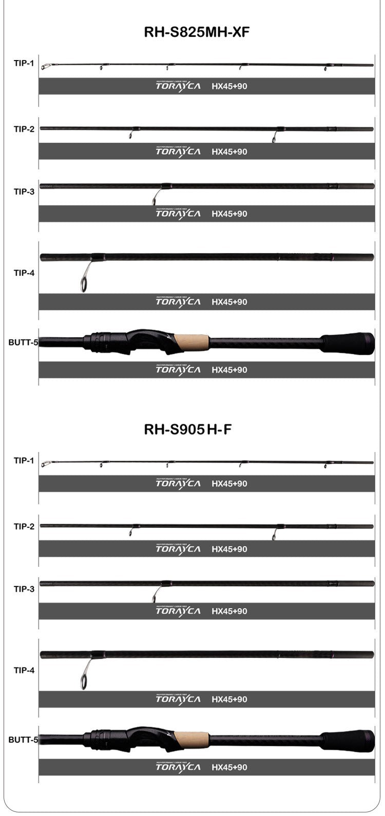 PURELURE SHARPEN Travel Soft Lure Long Spinning and Casting XF/MF Action Rods FUJI Components Bass Pike Rod Fishing Rod Reel