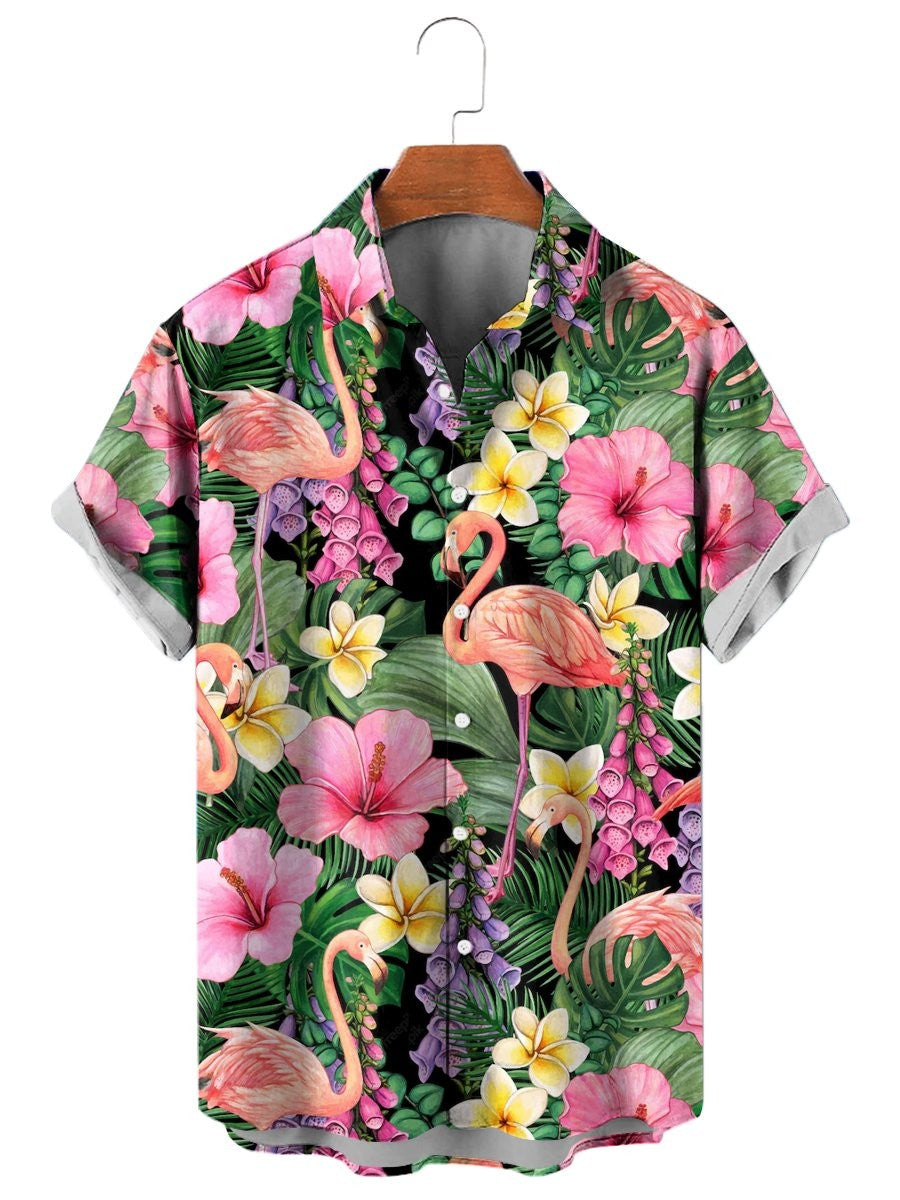 Mexico Sugar Skull Fashion Men's Shirts Funny Skull 3D Print Streetwear Short Sleeve Hawaiian Shirt Print Lapel Shirts For Men