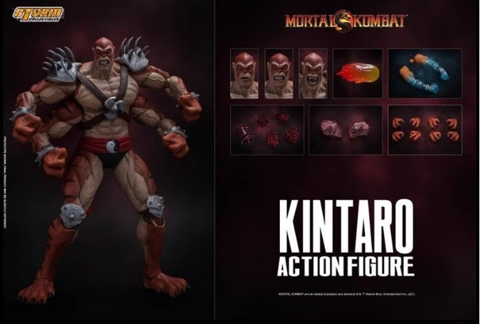 Storm Collectibles 1/12 Mortal Kombat Kintaro Action Figure Versão Regular e Sangrenta - DCMK07 Modelo Clássico Brinquedos de Anime