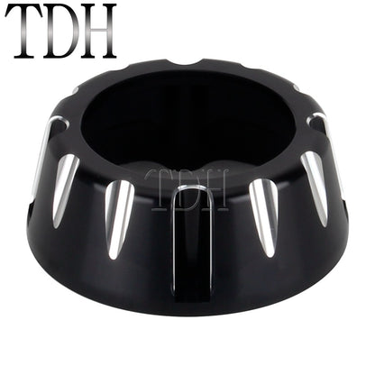 Motorcycle Muffler Exhaust Pipe Tip Replace Carbon End Cap for Harley Touring Softail Two Brother Racing 2-into-1 Full-System
