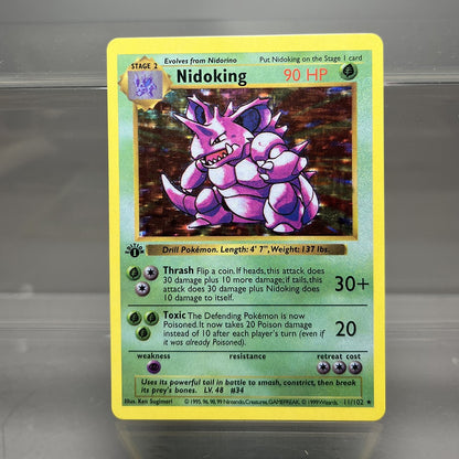 Cartas PKM 1ª Edição Charizard Blastoise Dragonite 1996 Base Set Cartas Holográficas Individuais Coleção de Cartas de Jogo Cartas Proxy PTCG