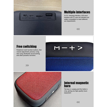 Caixas de Som Portáteis Externas Bluetooth 5.0 Mini Alto-falante Oxford Coluna Sem Fio Toca-discos de Música Estéreo 3D Surround Caixa de Som Hifi