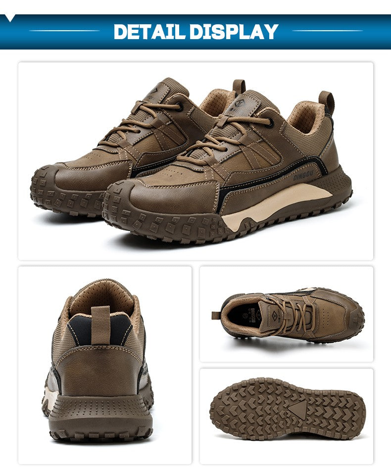 Men Safety Boots Indestructible Shoes Sneakers Steel Toe Protective Boots Anti-smash Anti-puncture Work Safety Shoes Anti-slip