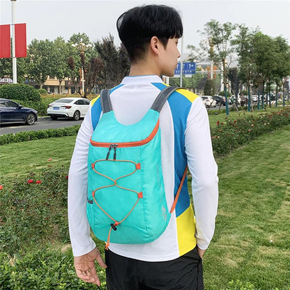 Mochila Esportiva Dobrável Multifuncional Impermeável para Camping e Caminhada ao Ar Livre Portátil para o Dia a Dia Mochila de Viagem