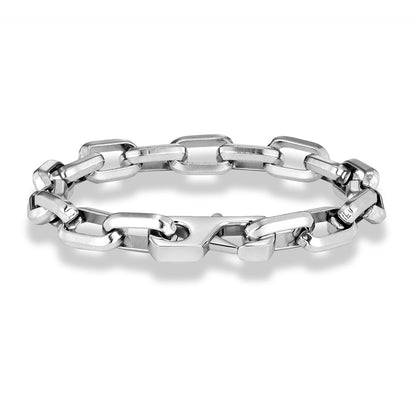 Pulseira de Corrente O Simples de Charme Cuba Masculina Feminina Moda Dubai Elo Punk Hip Hop Aço Inoxidável Casal Bangle Joias da Moda Presentes