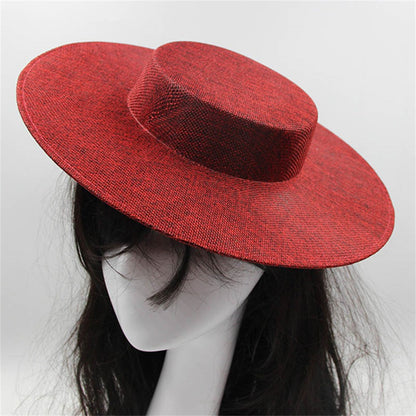 Chapéus Fascinators Femininos Base de Chapéu de Feltro para Festa Casamento Chapéu LUNQUIL de Aba Larga Chapéu Fedora Acessório de Cabelo Kentucky Derby