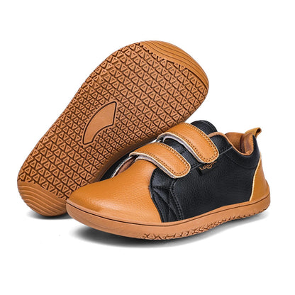 Boys Girls Casual Shoes Kids Wide Toe Barefoot Sneakers Youth Lightweight  Artificial Leather Walking Flats Skate Non Slip