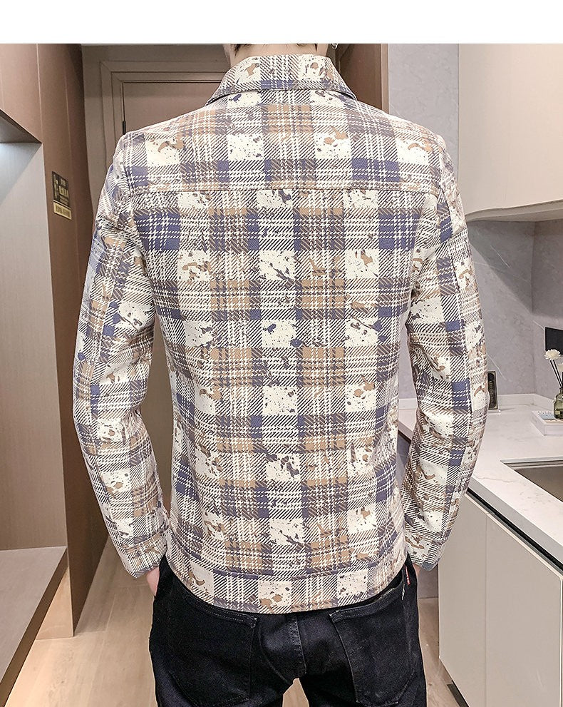 Winter Short Wool Blends Jackets Men's Brand Casual Business Trench Coat Thickened Warm Social Streetwear Overcoat