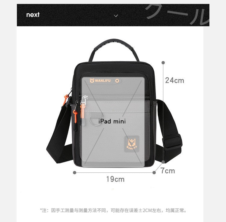 Casual Men's Handbag Shoulder Bag Lightweight Oxford Men Purse Small Crossbody Bag Fashion Stylish Men's Bag Messenger Bags SAC