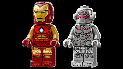 LEGO Marvel Série 76307 Homem de Ferro Mech Wars Ultron Blocos de Montar Quebra-Cabeça de Montagem Brinquedo Presente para Meninos