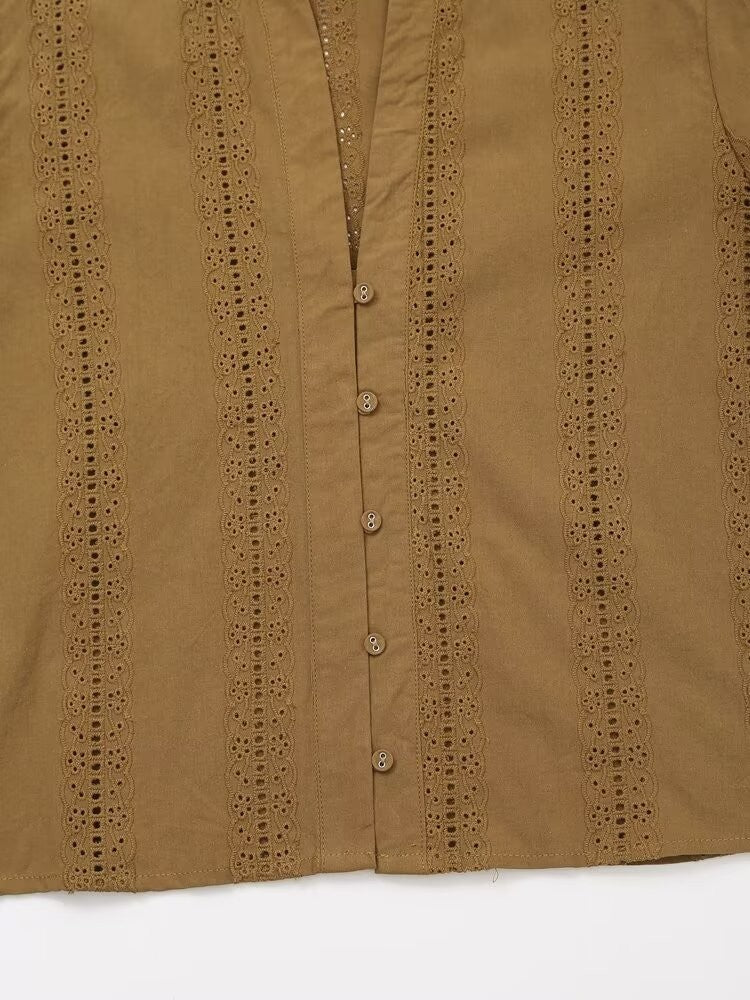 Embroidery Blouses For Lady Y2K Tops Harajuku Fashion Vintage Blouse Elegant Women's Luxury Blouses Long Sleeve Shirt