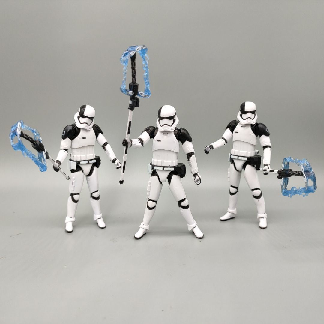 Lote de 3 Bonecos Soltos Star Wars Elite Force 501st 442nd Shadow Utapau Gree Shock Battalion Trooper 3.75" Coleção