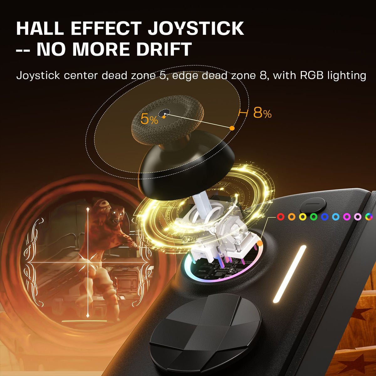 NYXI Hyperion 3 Wireless JoyPad for Switch 2 + Carrying Case + 4-in-1 RGB Charger