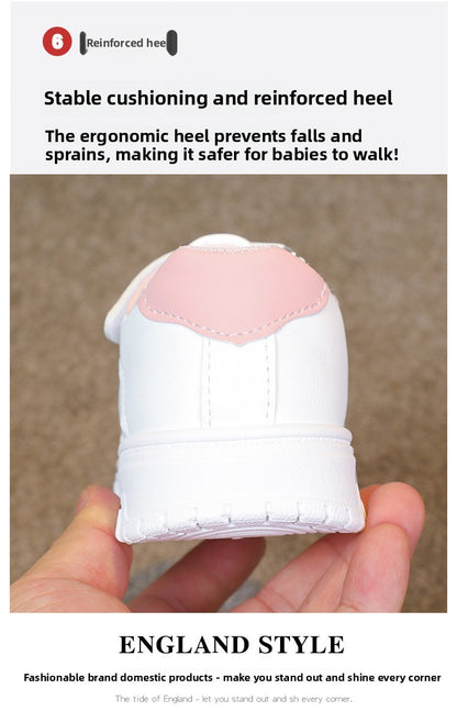 2025 Girl shoe spring Autumn Boy White Shoe Casual Running kid Shoe Anti Slip Soft Sole Sneaker kid tenis Hot selling item