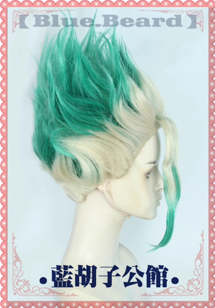 Senku Ishigami Cosplay Costume Wig Halloween Christmas Carnival Party Outfit Role Play Suit Comic Con Clothing