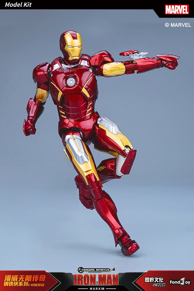 Fondjoy The Avengers Iron Man MK6 Joints Moveable Action Figures Toy 15cm ABS Material Model Toy Boy Birthday Gifts Hoilday Gift