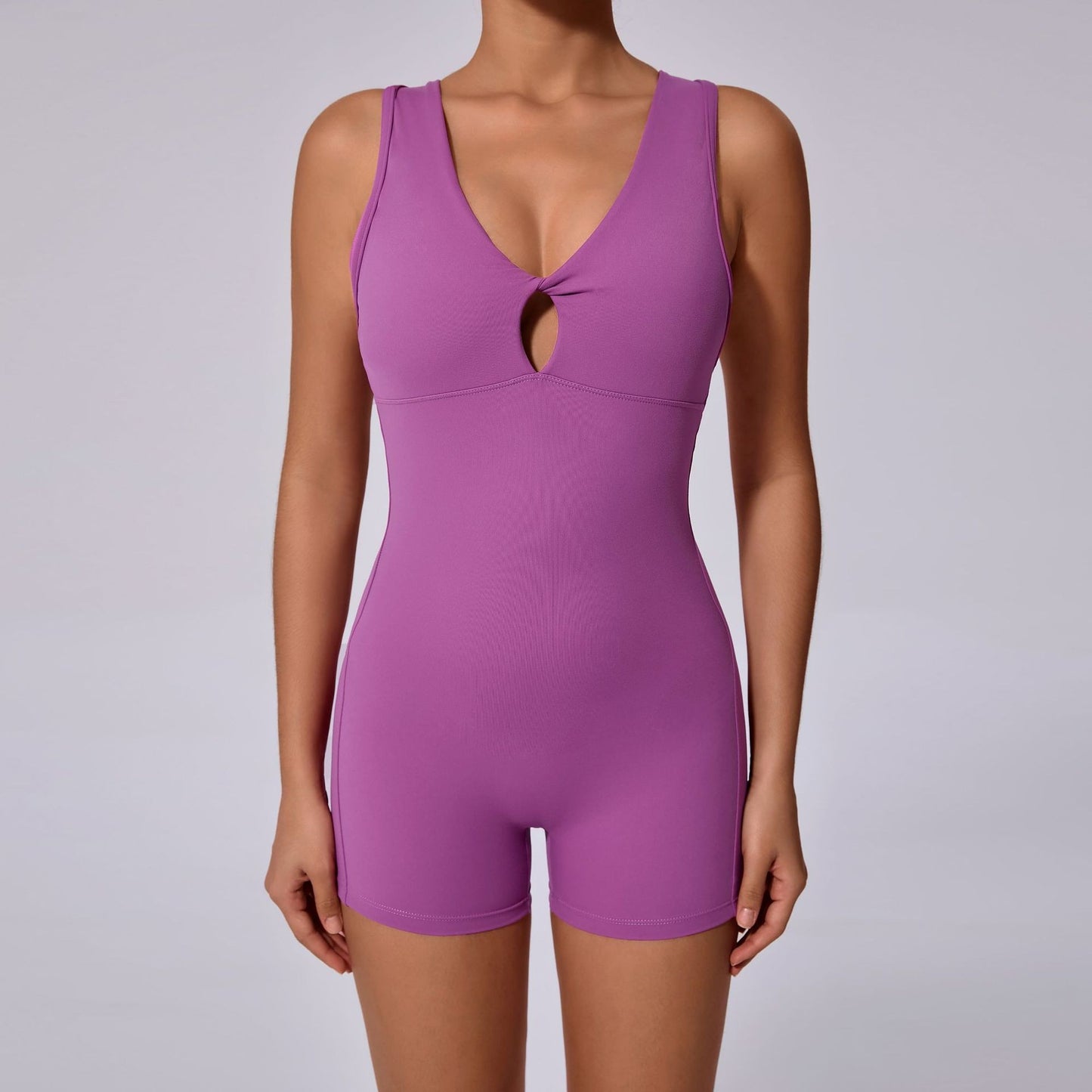 Sportswear Woman Gym Fitness Overalls Sporty Jumpsuit Women NEW Sport Set Women Yoga Clothes One Piece Outfit Purple Red