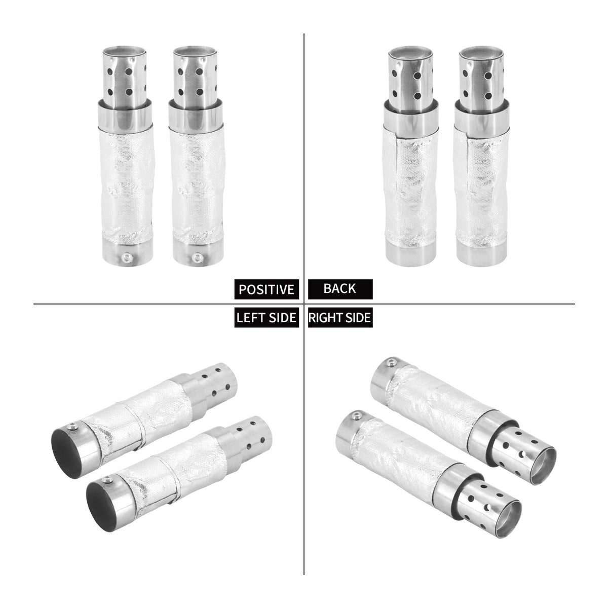 Motorcycle Universal Quiet Baffle Exhaust Pipe Muffler For Harley Sportster XL 48 883 Touring Street Glide Softail Dyna