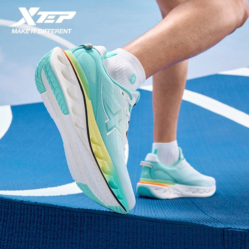 Xtep Reactive Coil 12.0 Running Shoes Male's 2025 Summer Elasticity Sports Shoes Rebound Cushioning Sneakers 975219110045