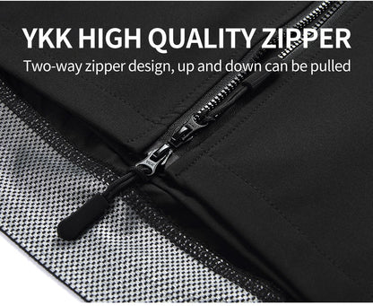 WOSAWE Women Windproof Waterproof Reflective Cycling Jacket MTB Bicycle Long Sleeve Windbreaker Sleeveless Vest Bike Coat