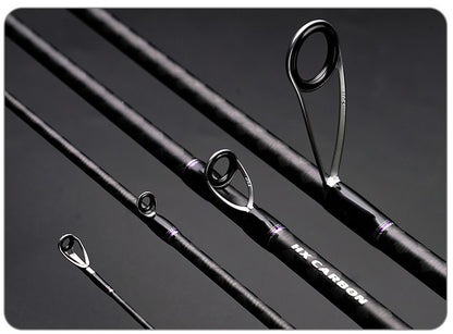 PURELURE SHARPEN Travel Soft Lure Long Spinning and Casting XF/MF Action Rods FUJI Components Bass Pike Rod Fishing Rod Reel