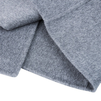 100% Wool Hand-Sewn Men's Coat Long Overcoats Boy Buttons Cardigan Long-style Woolen Coats Overcoat 2024 New