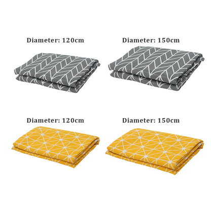 Nordic Round Tablecloth Cotton Linen Washable Hotel Banquet Table Cloth for Wedding Party Christmas Table Cover Home Dec