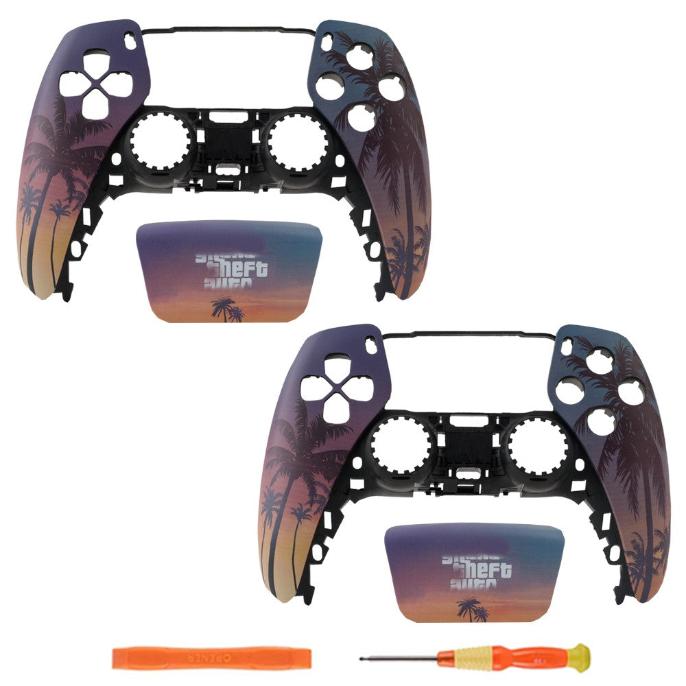 Replacement Front Shell With Touchpad For PS5 Controller Faceplate BDM-010 020 030 040 050 DIY Custom Housing Protection Cover