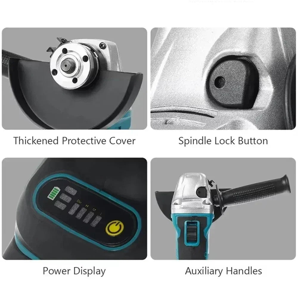 Esmerilhadeira Angular Sem Fio Makita DGA404 Original Brushless Máquina de Polir e Cortar Ferramenta para Bateria Makita 18V