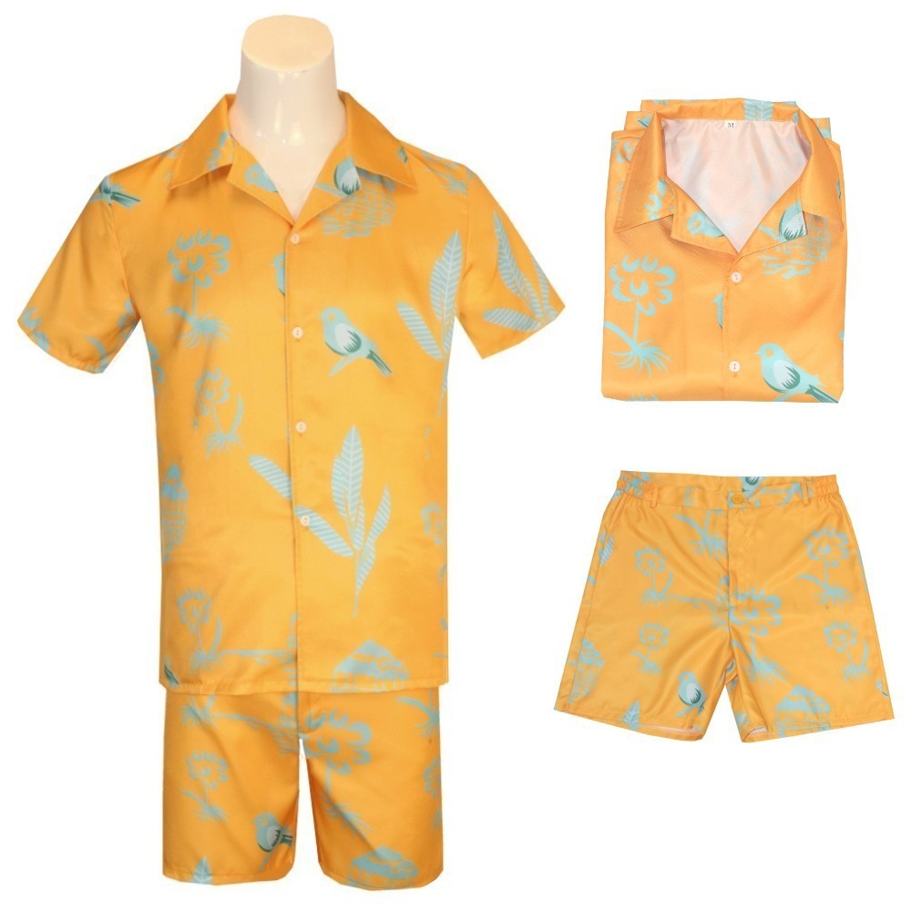 Costume De Cosplay Du Film Ken Pour Adulte, T-shirt Noir, Écharpe Rose, Ensemble Complet, Princesse, Ixde Carnaval D'Halloween
