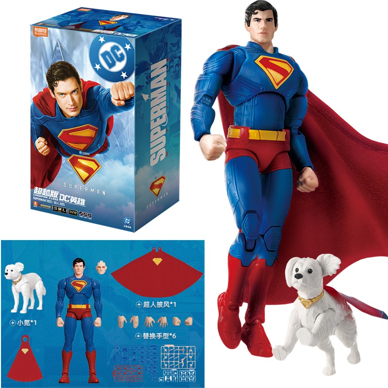 2025 BLOKEES Superman Batman Beyond Original Gunn David DC David Justice League Comics Action Figure Assembled Model Toys Gift