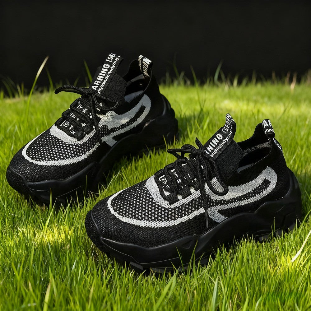 2026 New Women's Dad shoes Breathable Me Running shoes Faionable Casual Sports Sneakers Flat Bot round Toe Plastic Sole