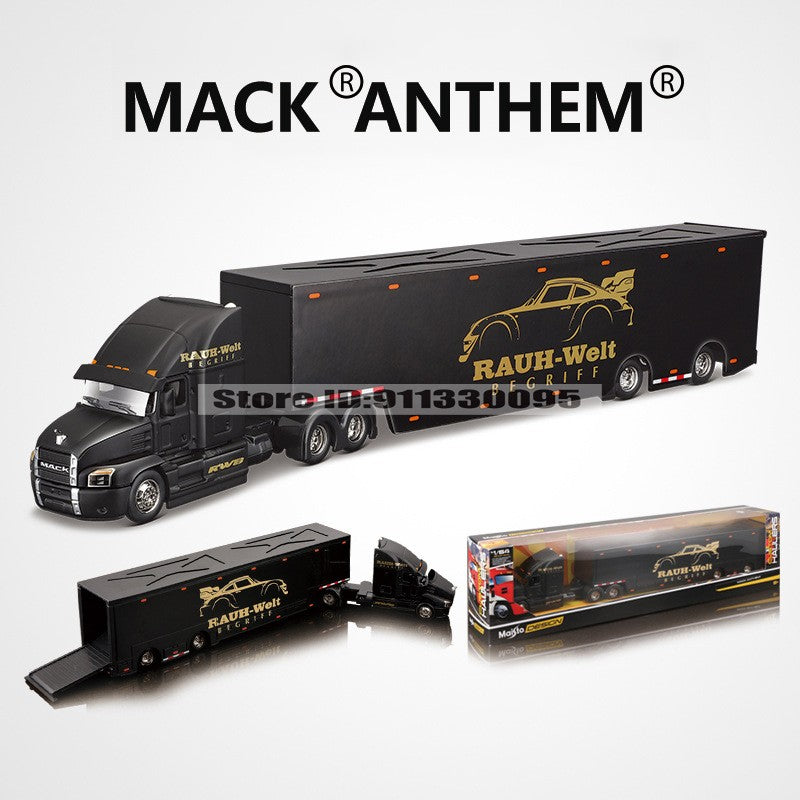 Maisto 1:64 MACK Anthem LoneStar UP Transporte Fabricação de Fundição Reboque Modelo Simulação Modelo Coleção de Carro de Liga