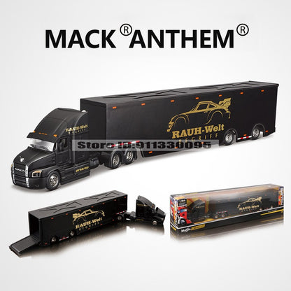 Maisto 1:64 MACK Anthem LoneStar UP Transporte Fabricação de Fundição Reboque Modelo Simulação Modelo Coleção de Carro de Liga