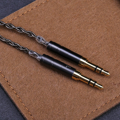 OPENHEART 8 Core Headphone Cable 1 to 2 jack dual  3.5/2.5/4.4mm Balanced Cable Silver Plated Copper Upgrade Replacement 2m 3m