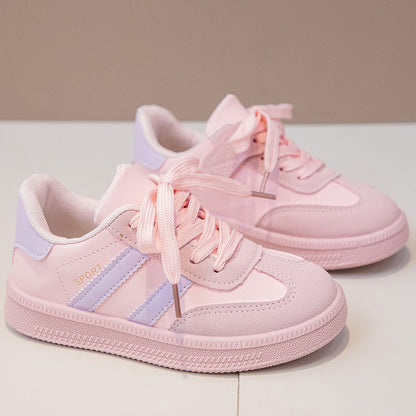 Children's Board Shoes Boys Sneakers 3-18 Years Old Khaki Boys Girls Single Shoes Four Seasons Non-slip Kids De Training Shoes