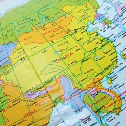30cm Inflate Globe Beach Ball Toy Map Education Geography Teaching Balloon Props Kid Birthday Gift Water Pool Air Globos Ball