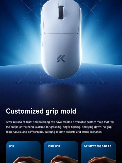 MCHOSE A7 V2 Ultra Gaming Mouse Sensor PAW3950 TI Dual 8000Hz 20000fps 42000DPI 750IPS Revestimento de Vidro Super Deslizante Importado CSGO