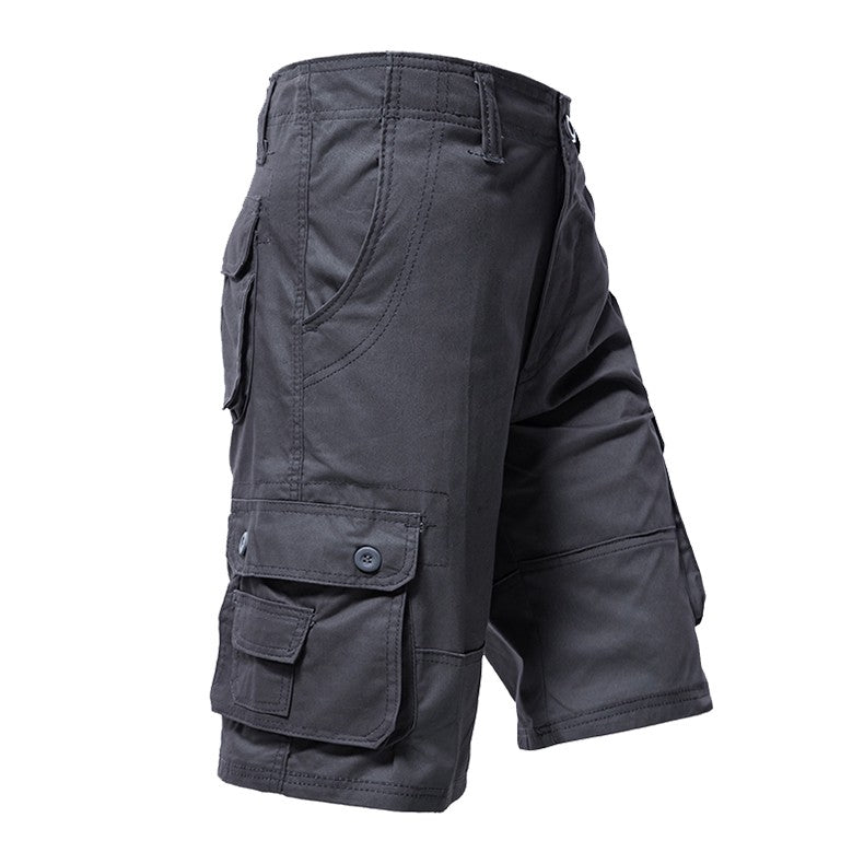 Cargo Knee Shorts Men Sports Casual Bermuda Shorts Plus Size Cotton Half Pants Golf Straight Running Gym Shorts Pants