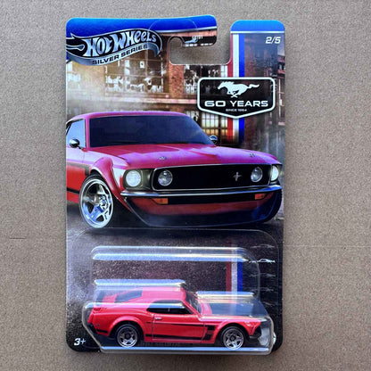 Hot Wheels Carros GRT01-9c6m Mustang 60º Aniversário Conjuntos Ford Mustang GRT Modelos de Veículos Diecast 1:64 Carrinhos de Brinquedo Presente Colecionável