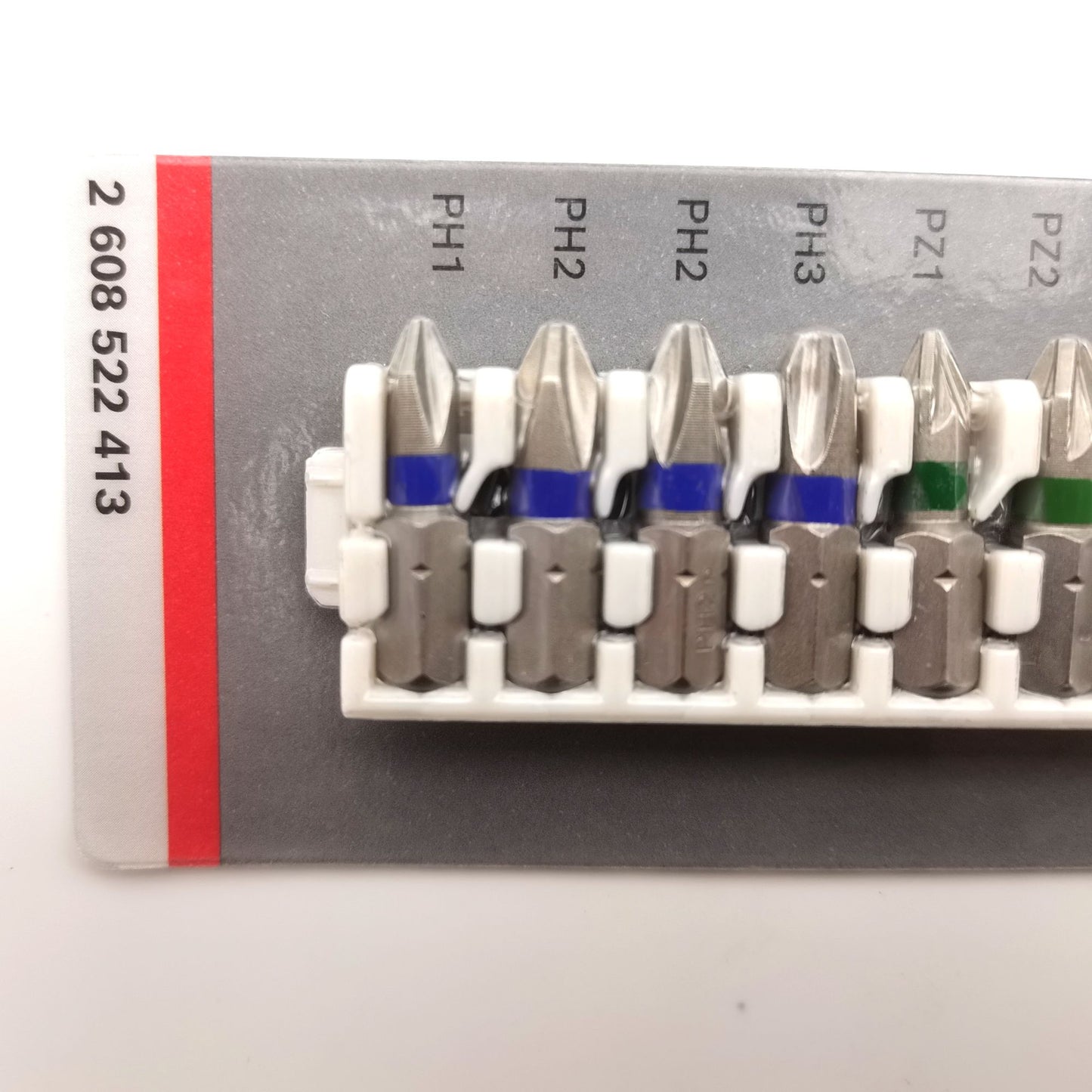 Bosch 2608522413 Brocas de Impacto Combinação PH1/2/3PZ2/3 25MM Extra Duras Kit de 8 Peças Acessórios para Ferramentas de Parafusadeira