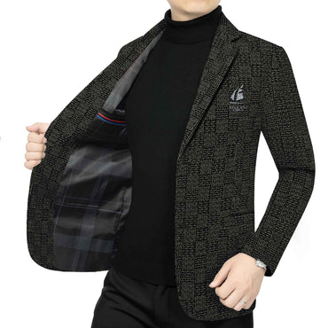 The new Chenier suit is a high-quality men's fashionable business trend stylish suit jacket for spring and autumn