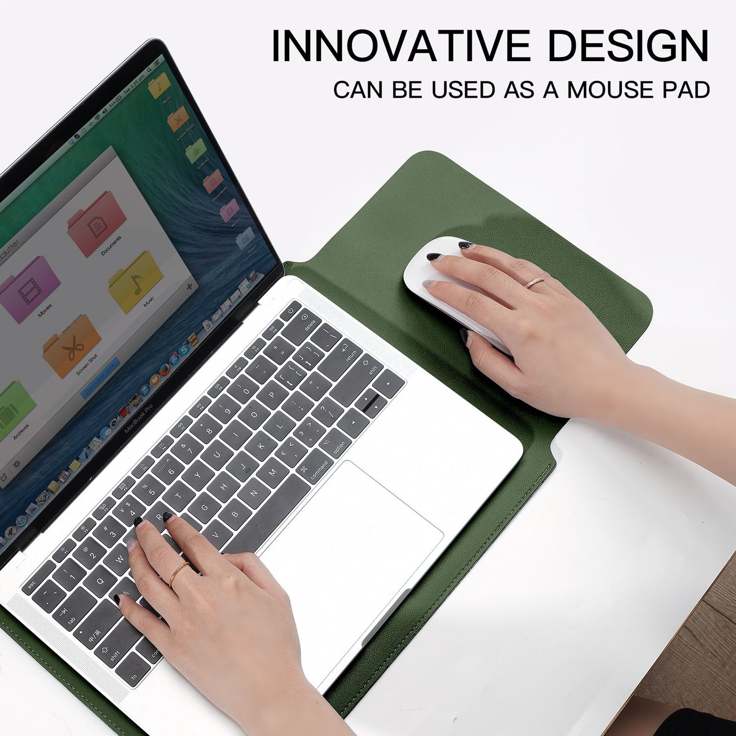 Laptop Sleeve Bag Case For Apple Macbook Air Pro 13 M1 M2 M3 Notebook Cover Tablet Bag For ASUS HP DELL 13.3 13.6 14 15 15.6 16