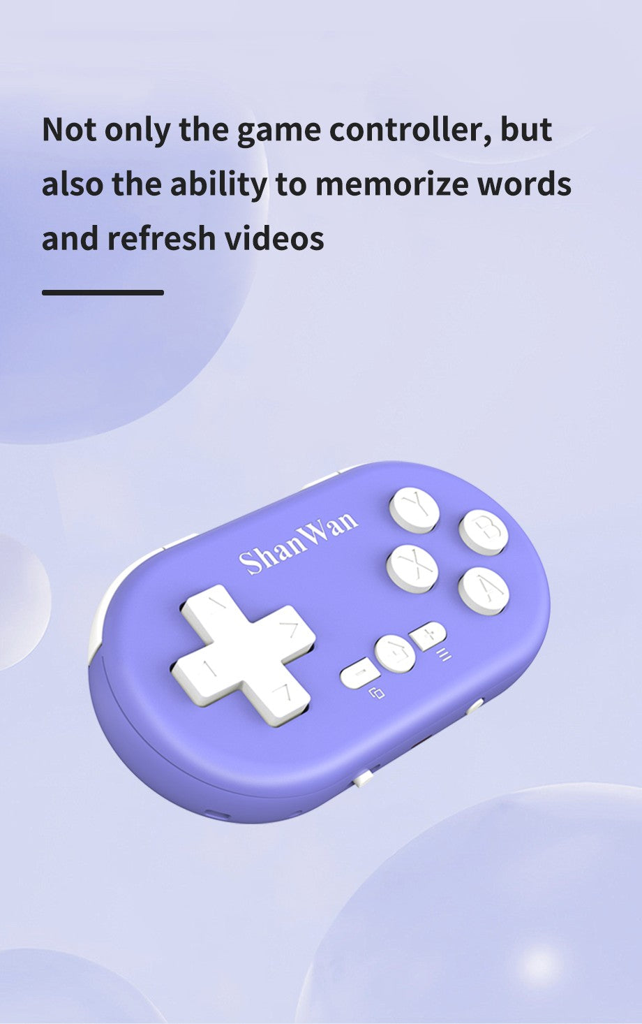 Mini Gamepad Gaming Control Bluetooth For iPhone Android PS4 PS3 Switch Xbox Mobile IOS PC TV Controller Wireless Game Pad Phone