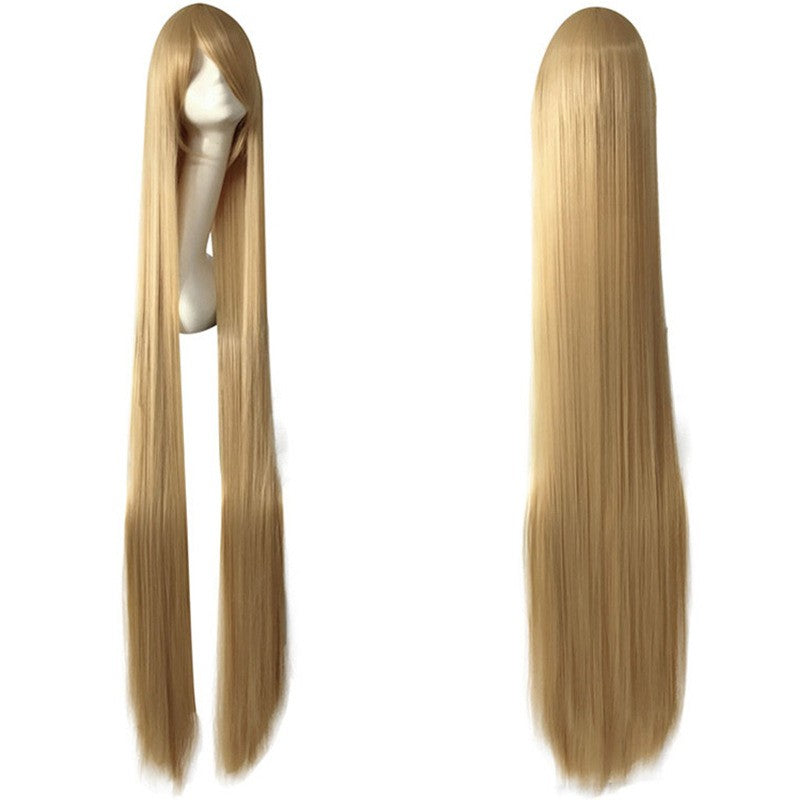 cosplay wig, ancient costume, men and women, long straight hair, anime, colored hair Synthetic fiber wig