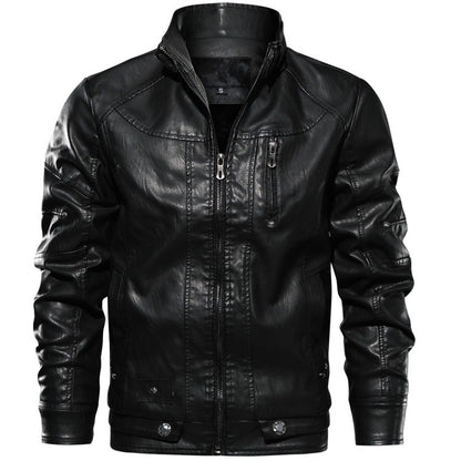 Mens Leather Jackets High Quality Classic Motorcycle Jacket Male Plus faux leather jacket men spring Drop shipping