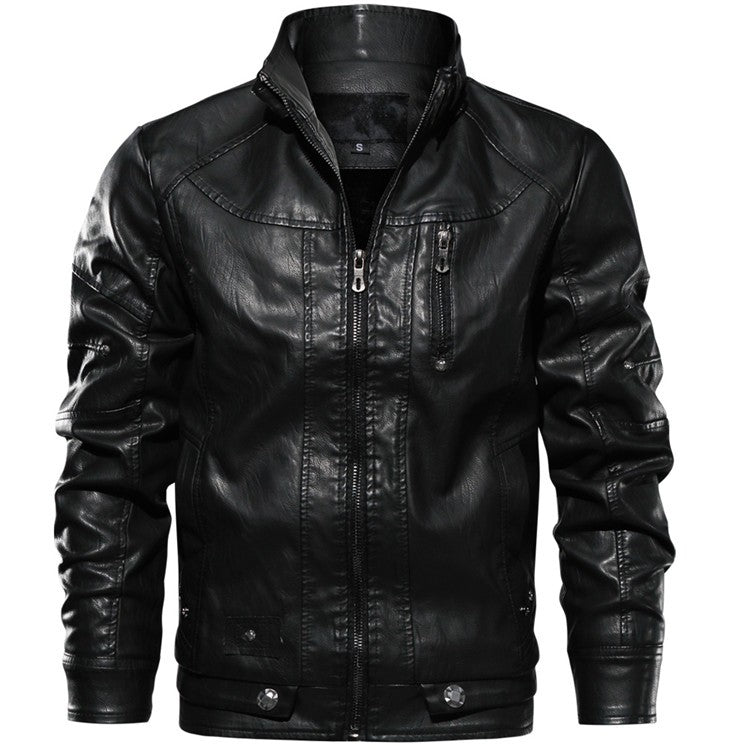 Mens Leather Jackets High Quality Classic Motorcycle Jacket Male Plus faux leather jacket men spring Drop shipping